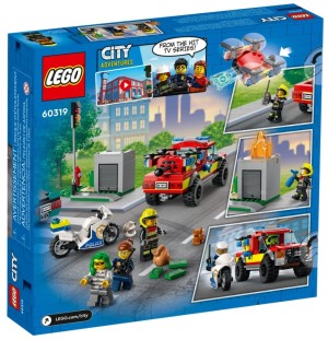 LEGO® City 60319 Brandweer & Politie achtervolging