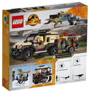 LEGO® Jurassic World 76951 Pyroraptor & Dilophosaurus transport