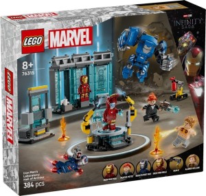 LEGO® Super Heroes 76315 Iron Mans laboratorium: harnasruimte