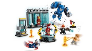 LEGO® Super Heroes 76315 Iron Mans laboratorium: harnasruimte